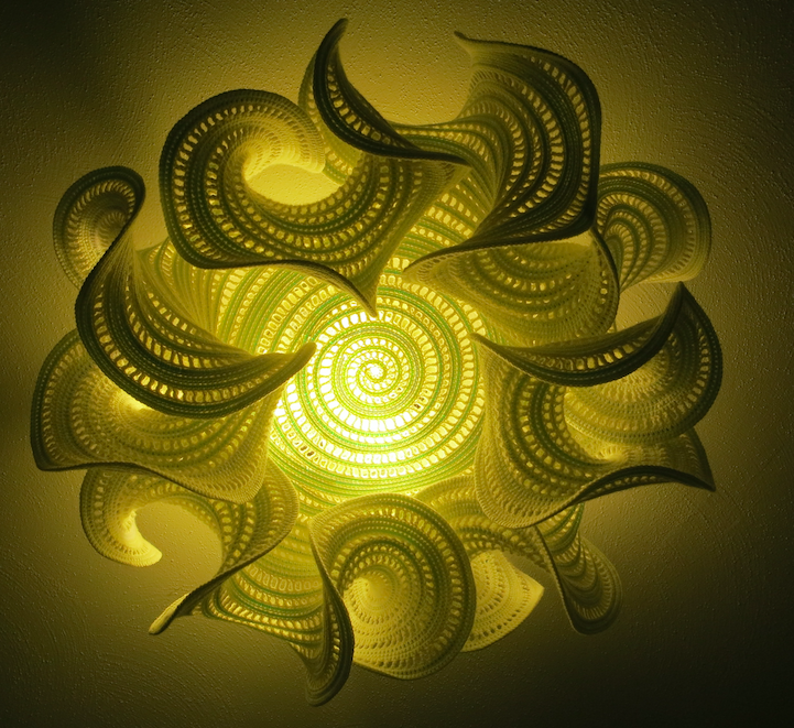 Hyperbolic sculpture by Gabriele Meyer